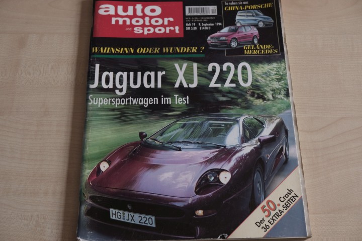 Deckblatt Auto Motor und Sport (19/1994)